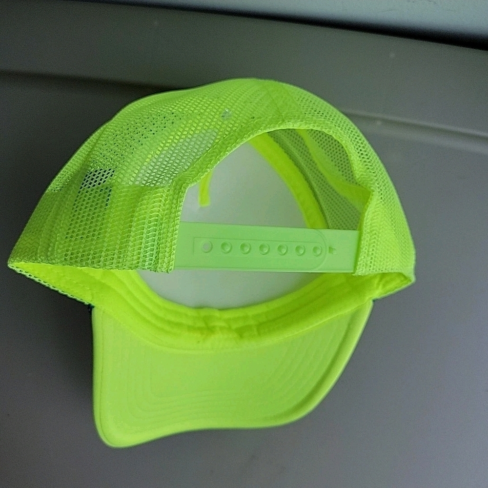 Cloud 9 Neon Green Trucker Hat - Picture 4 of 8